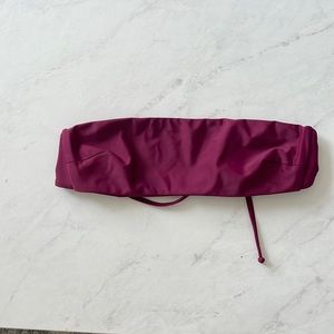 NWOT TWOSIX bikini top burgundy Size Small
